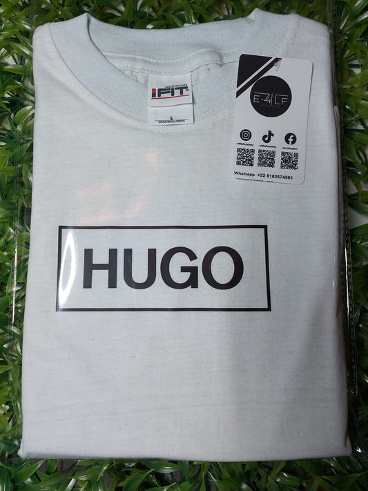 Playera blanca Hugo