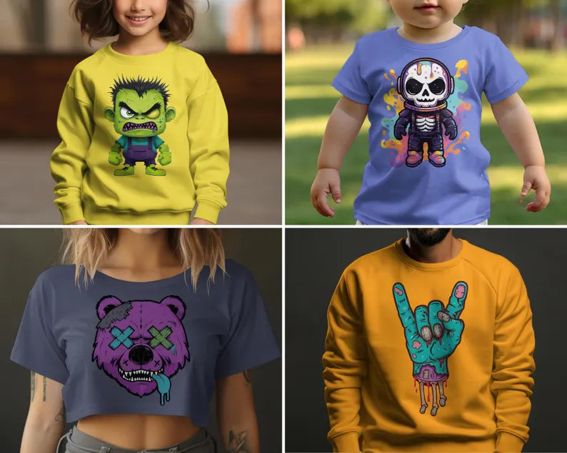 Pack de 90 diseños Vectores de camisetas urbanas PNG y AI Premium