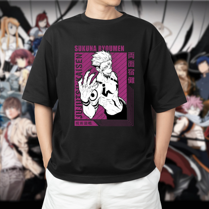 Playera Ryoumen sukuna - E-4LF Oficial Mty