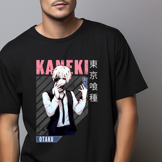 Playera Kaneki Tokyo Ghoul - E-4LF Oficial Mty