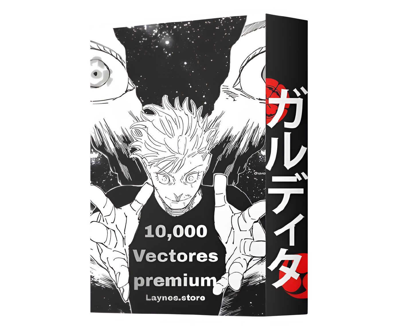 10 mil Vectores Premium de Anime y Variedad para Serigrafia DTF Sublimacion Vectores Semitonos PNG SGV Canva PSD Editables Alta Calidad Mas de 25 GB Descarga Inmediata