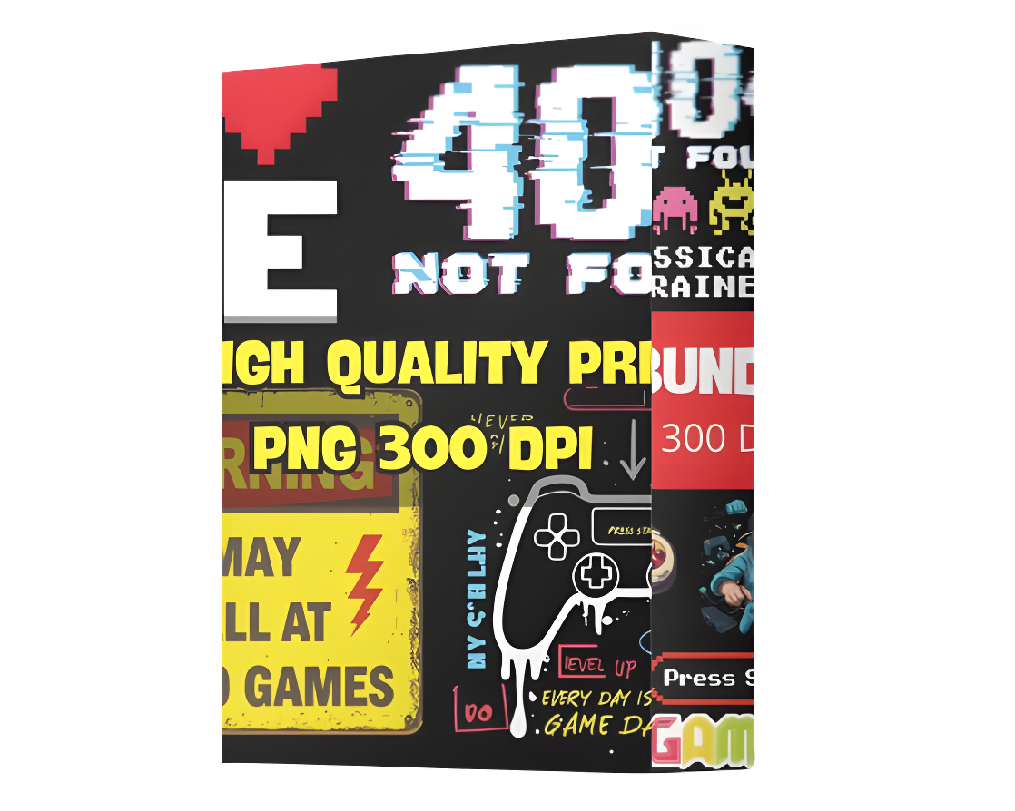 Más de Vectores 60+ Diseños de Videojuegos, Paquete de Diseños de estilo casual Vectores Premium! Descarga Digital