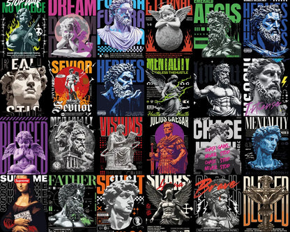 Pack Premium Vectores Estilo Urbano Streetwear