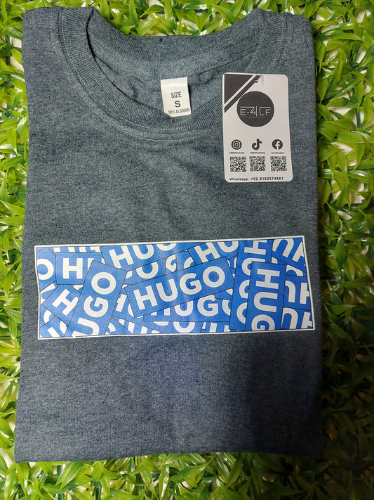 playera hugo gris
