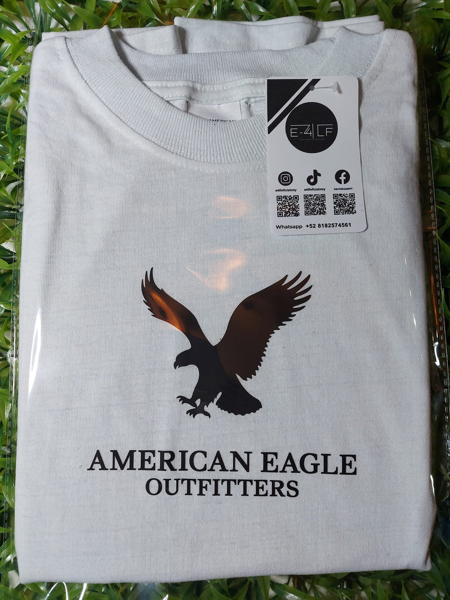 playera blanca american eagle