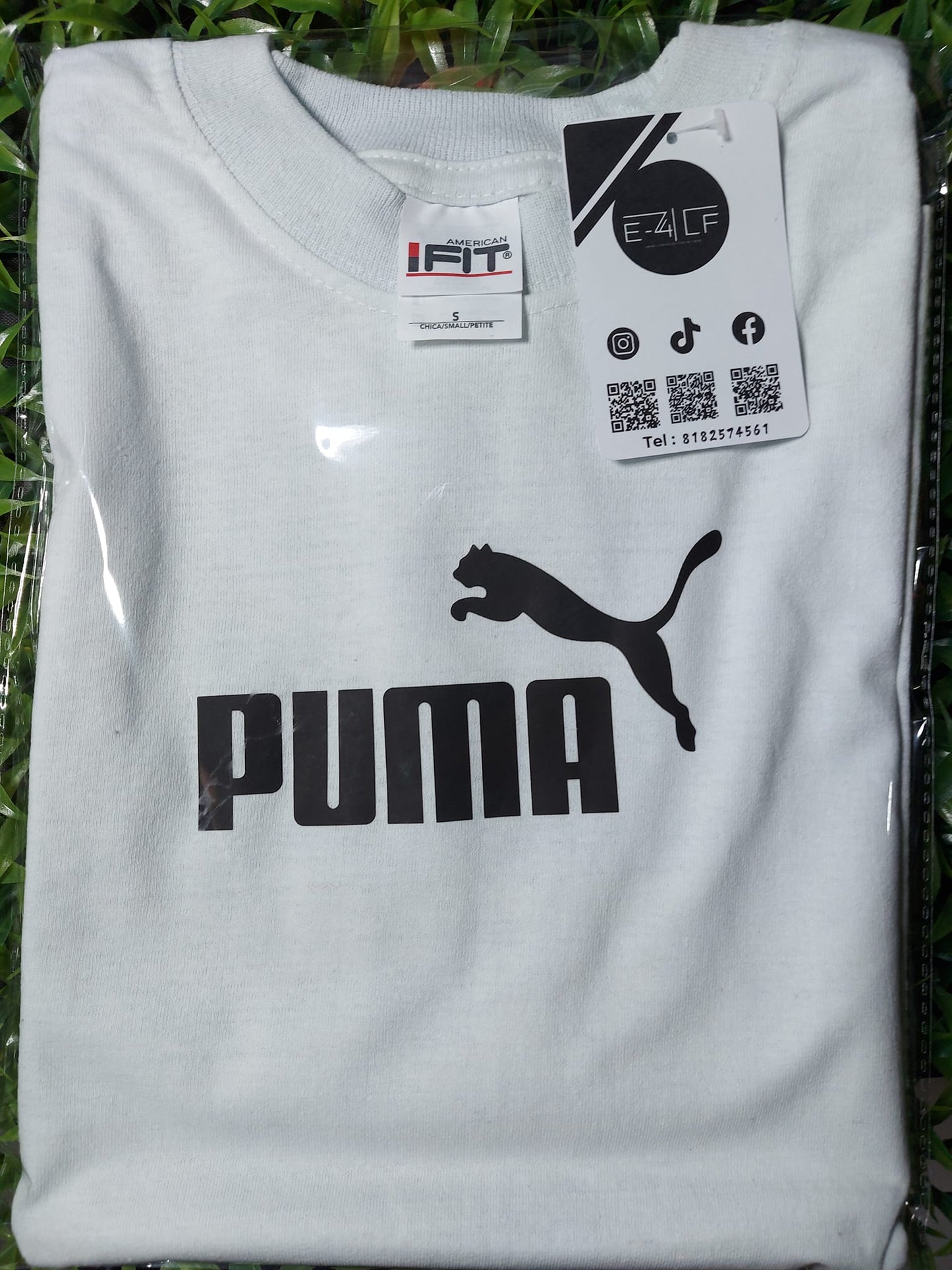 Playera Puma Blanca Blanca Talla unica