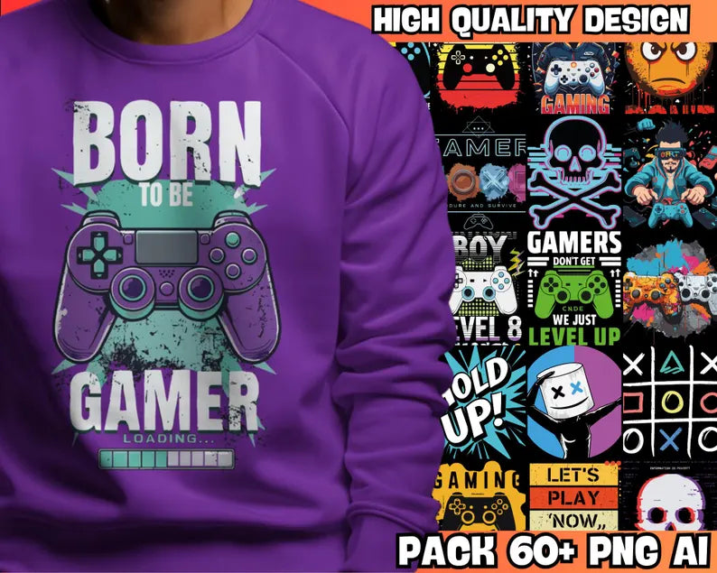 Más de Vectores 60+ Diseños de Videojuegos, Paquete de Diseños de estilo casual Vectores Premium! Descarga Digital